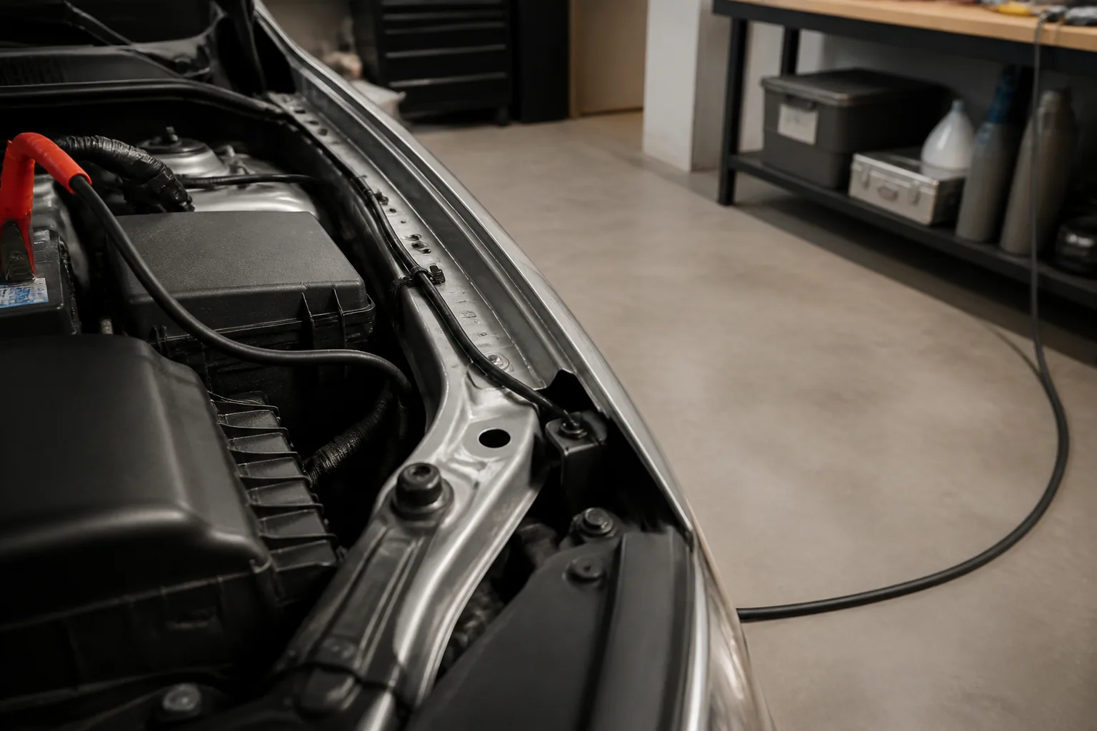 batteriladdare använd på rätt sätt i en vanlig vardagssituation.