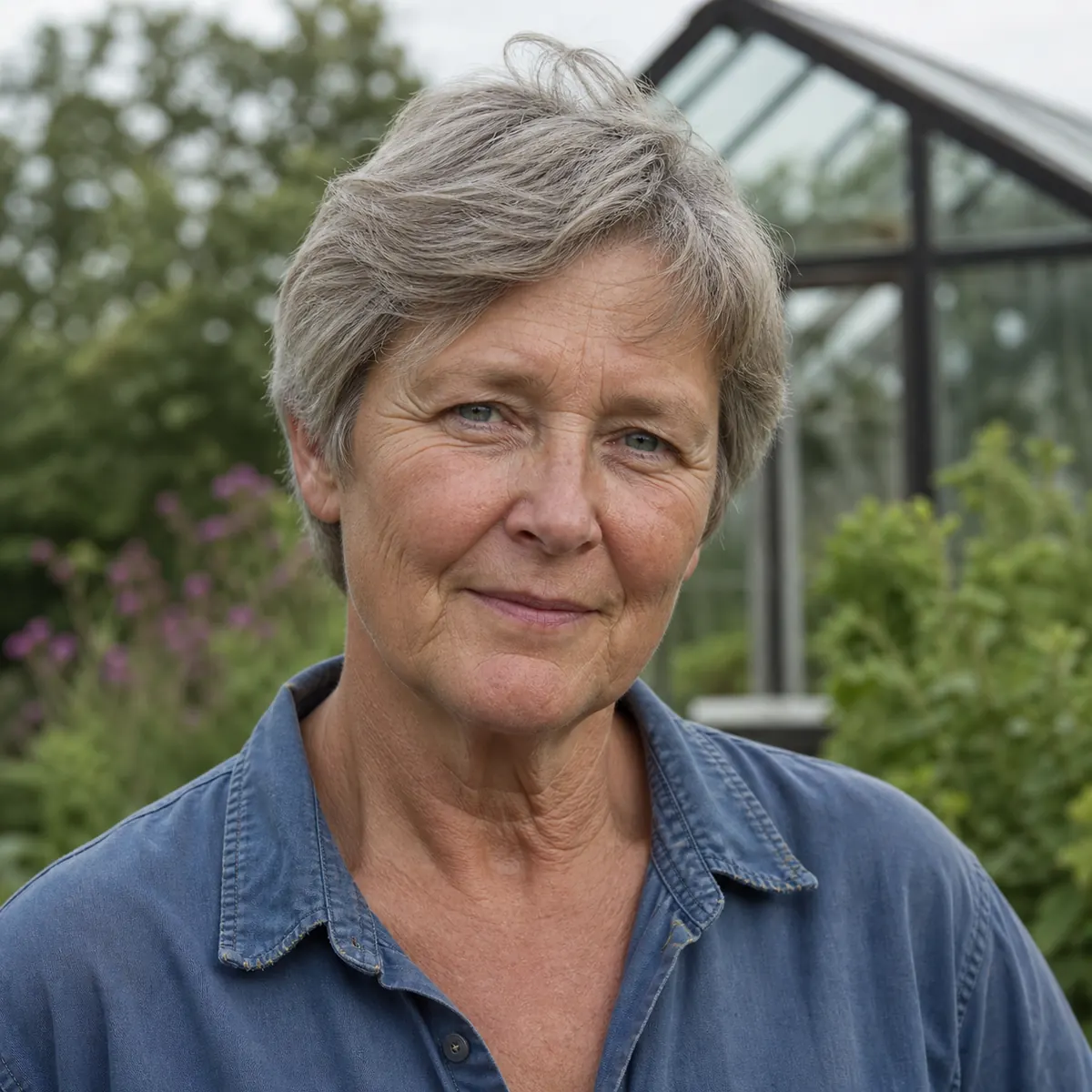 Porträtt av Gunilla Frisk